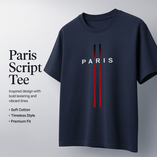 Paris Script Tee image 1