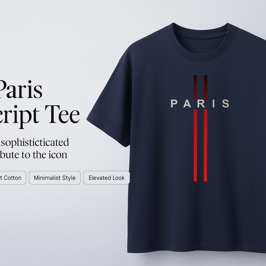 Paris Script Tee image 1